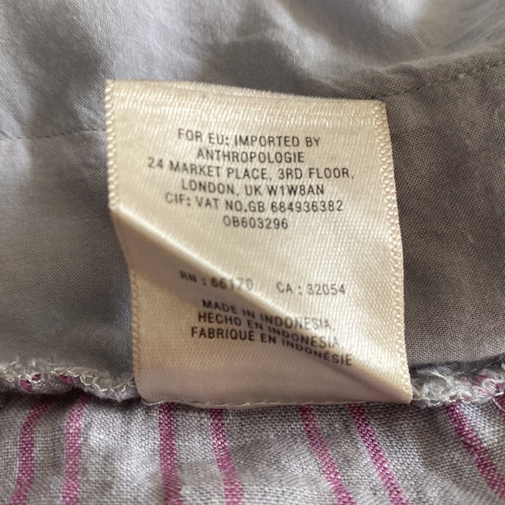 Anthro Elevenses 14 Linen Nantucket Jumpsuit - Picture 13 of 13